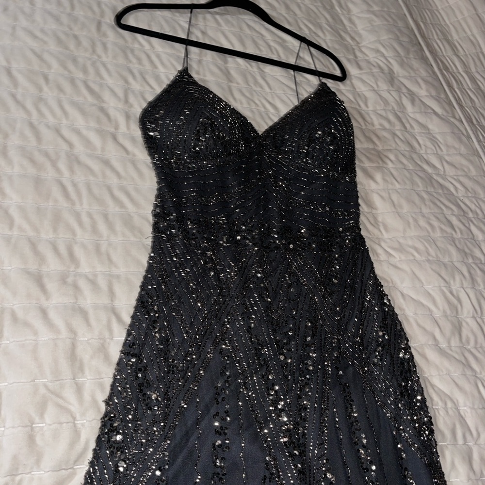 Elegant grey Evening Dress